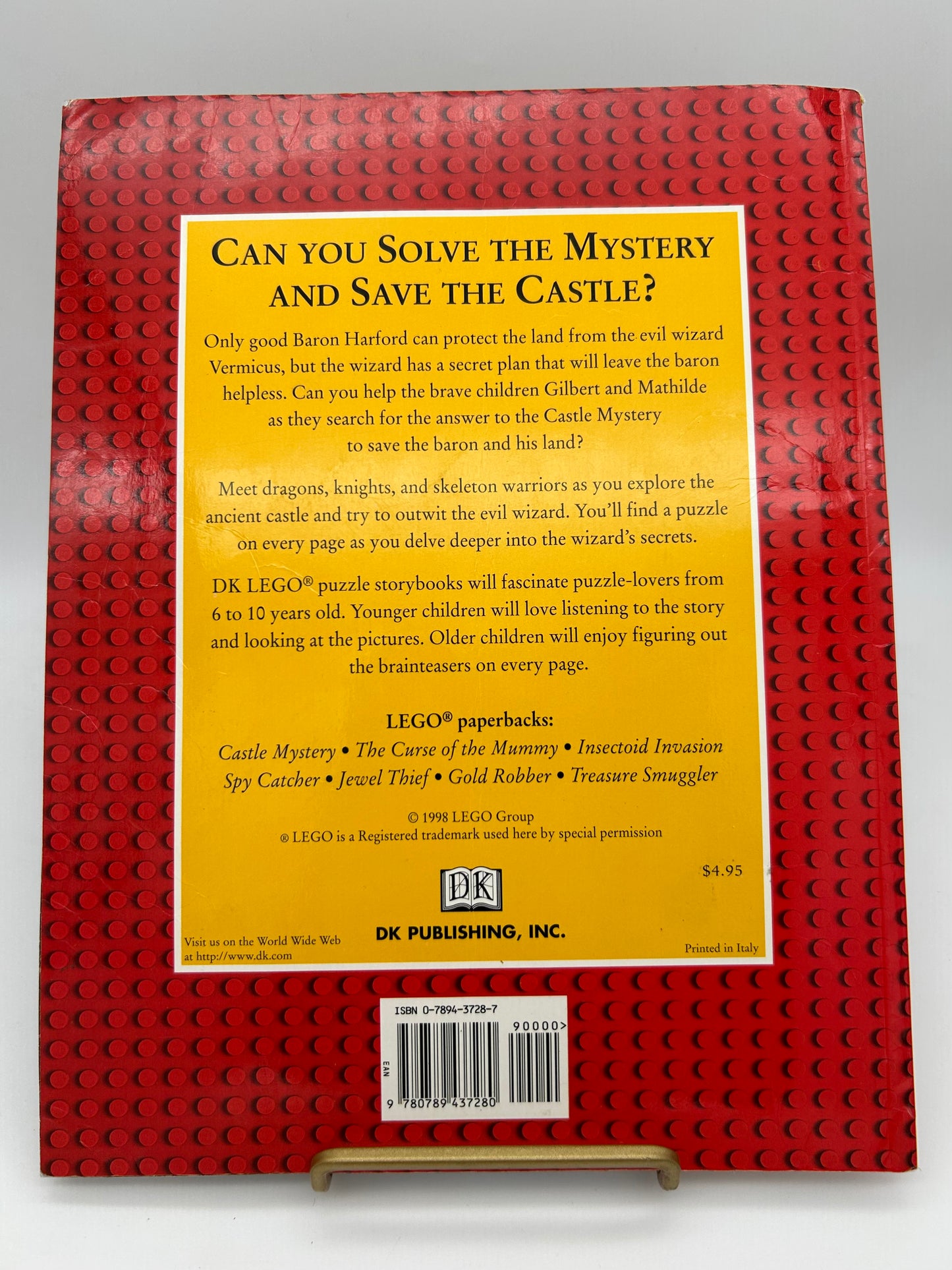 LEGO Puzzle: Castle Mystery Softcover Book Used