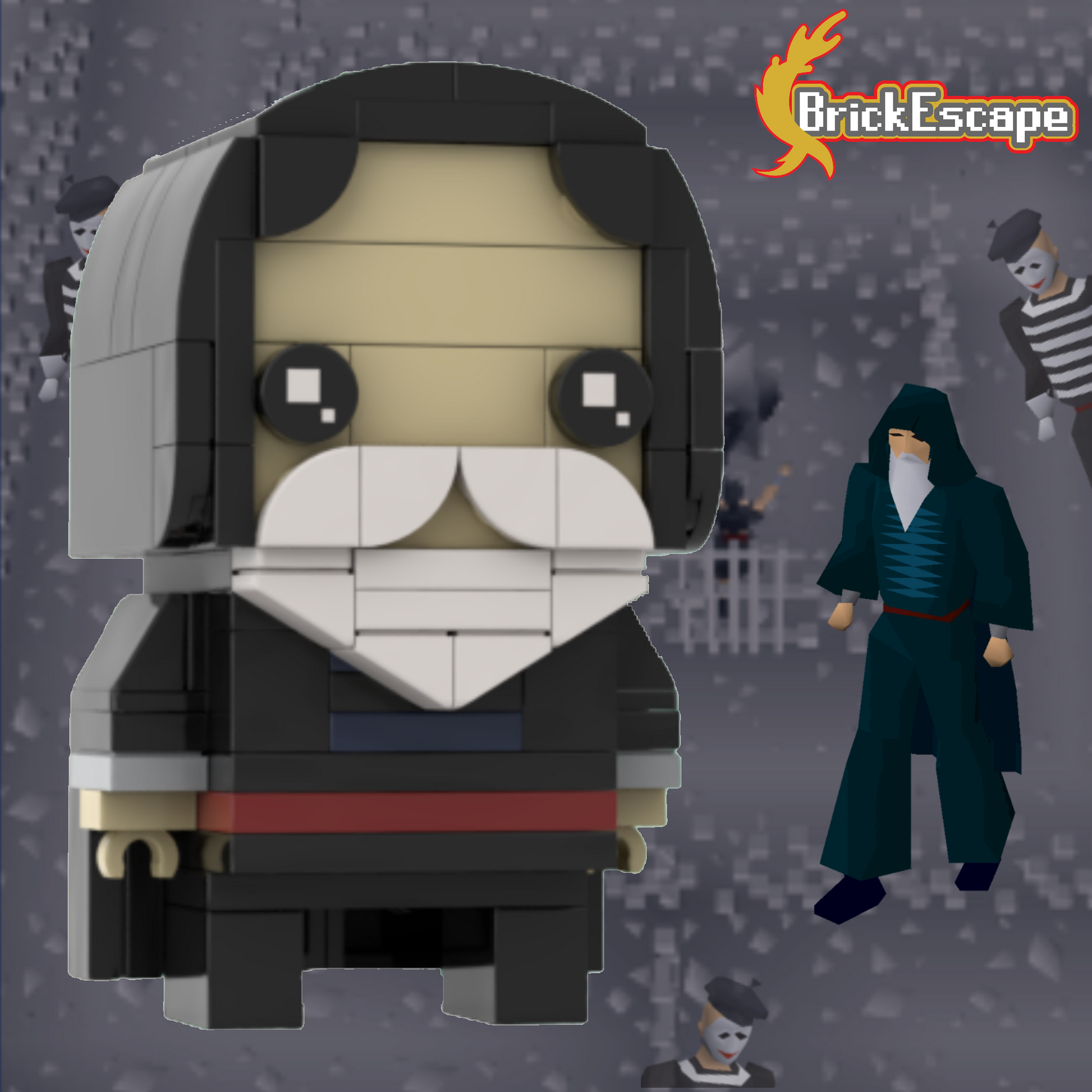 Mysterious Old Man: Random Event NPC Model - Brick Escape