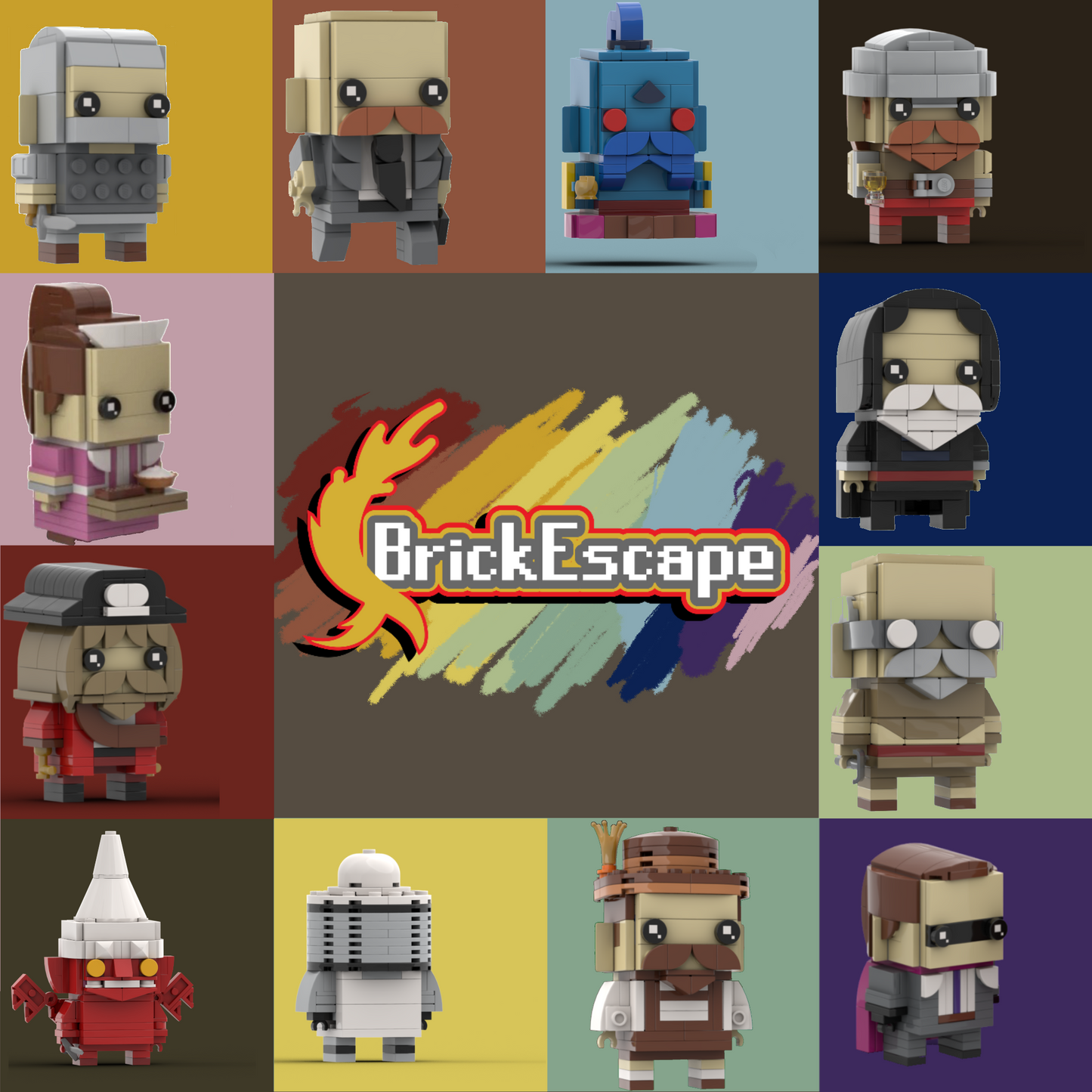 Complete Set: All Random Event NPC Models - Brick Escape
